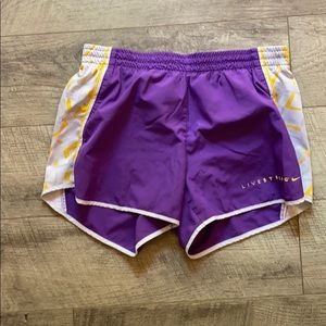 Nike Dri-Fit Live Strong Workout Shorts